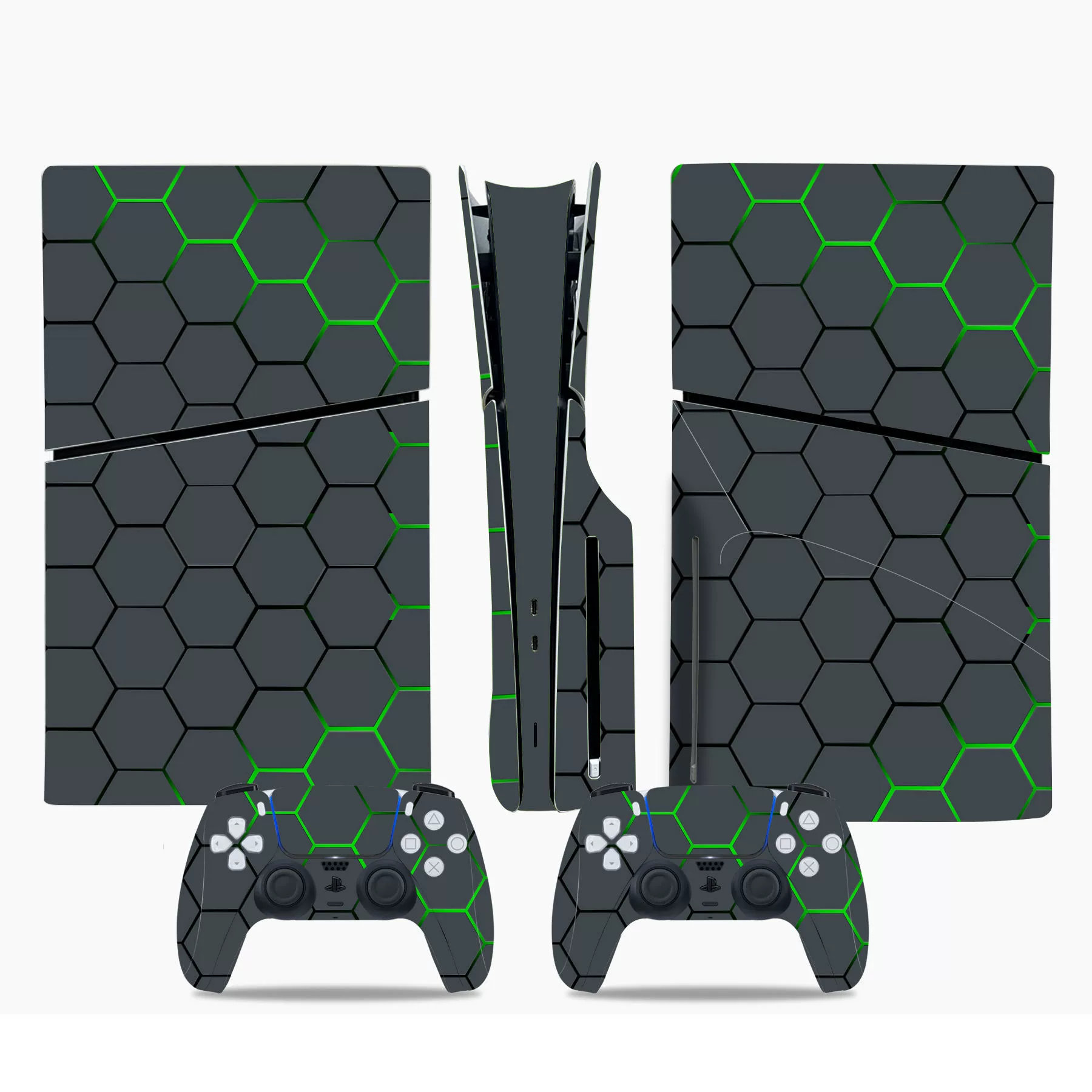 Наклейка на консоль (PS5 Slim), матовая защитная наклейка, индивидуальный рисунок, ультратонкая 0.001 мм