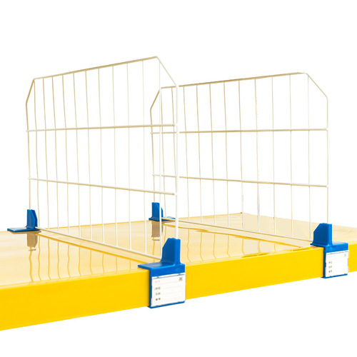 Shelf divider mesh accessories, shelf separator panel, divider mesh clips, shelf partition net clips