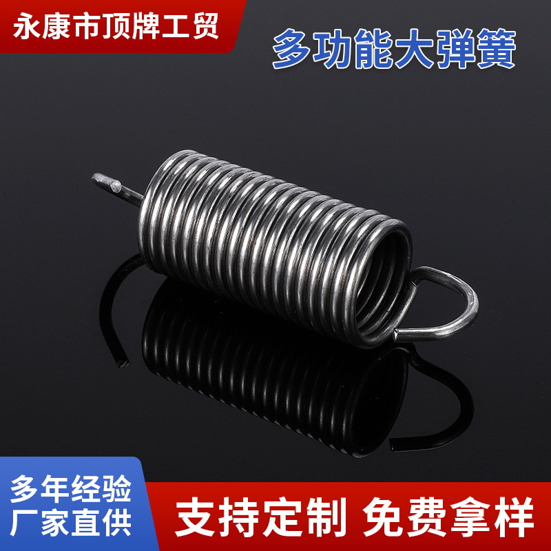304不锈钢拉簧拉伸带钩弹簧挂钩烤箱多功能大弹簧强力高弹力