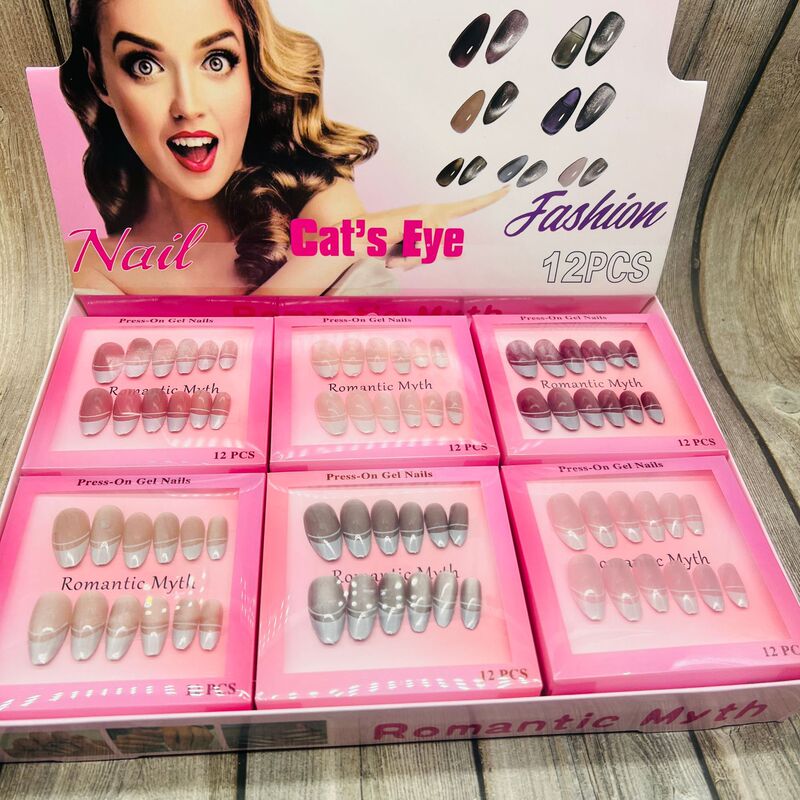 New nail art wearable nail tips, ballet-style nail art with rhinestones, press-on false nail stickers New nail art wearable nail tips, ballet-style nail art with rhinestones, press-on false nail stickers