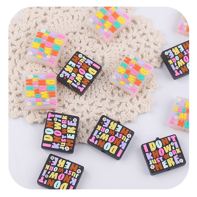 Productos creativos para bebés DIY cuadros de dibujos animados de silicona joyas para bebés tetas cadena de dientes de molienda accesorios de pulsera de diente nuevo