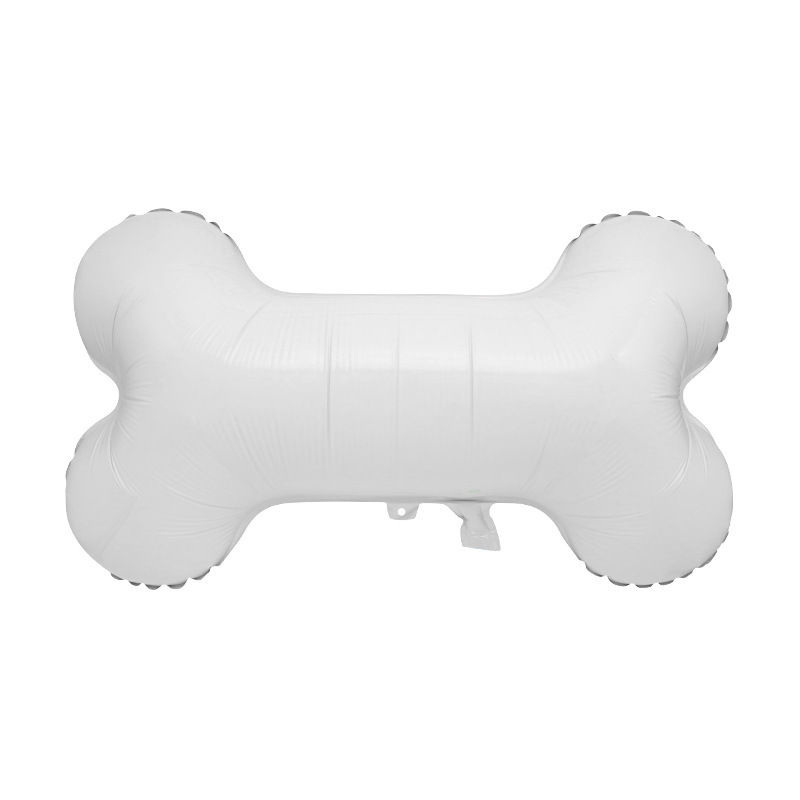 白色狗骨头白底