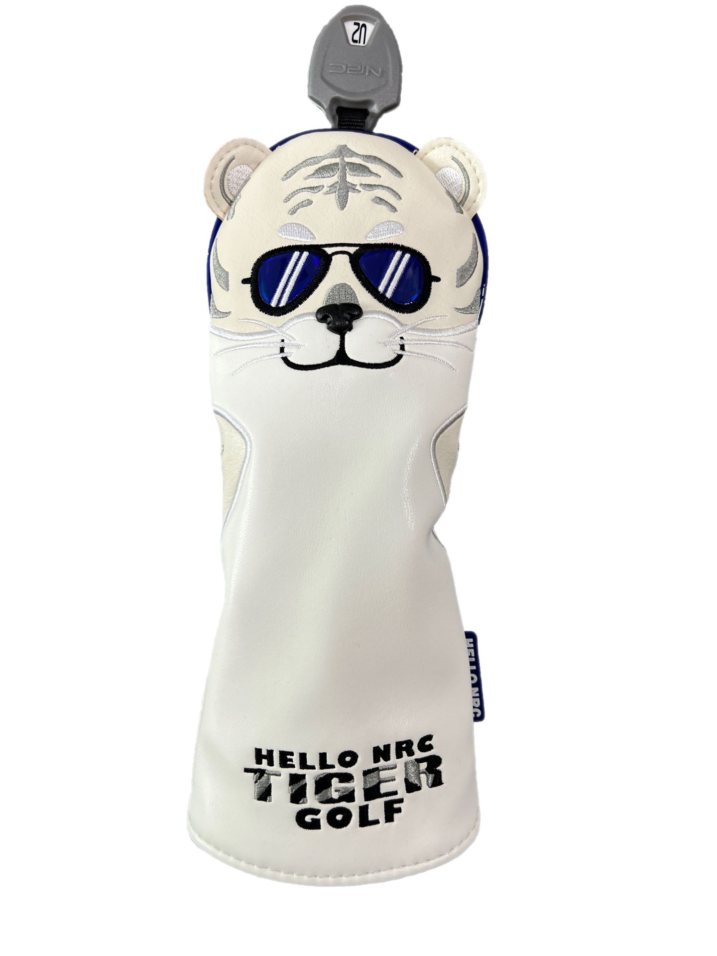 Fabricante DE LA NUEVA cubierta del Club de Golf cubierta de la barra de madera semicírculo barra recta cubierta Tigre dibujos animados lindo