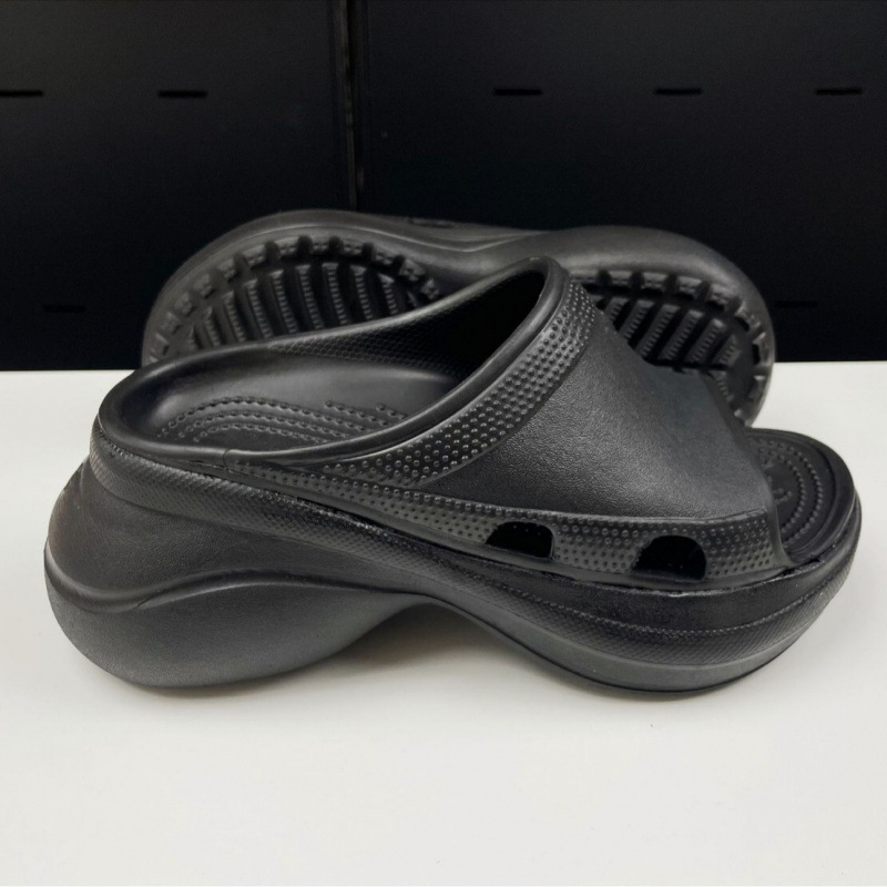 New Style Puff Clogs for Women, Closed-Toe Slippers with Thick Soles, Platform Dad Shoes, Height-Increasing Outdoor Wading Beach Sandals