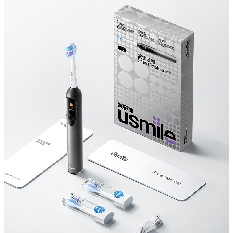 Smile Plus Usmile Electric Digital Toothbrush for Men and Women Adult Couple Double-Sided Screen Smart Gift F10Pro_F10