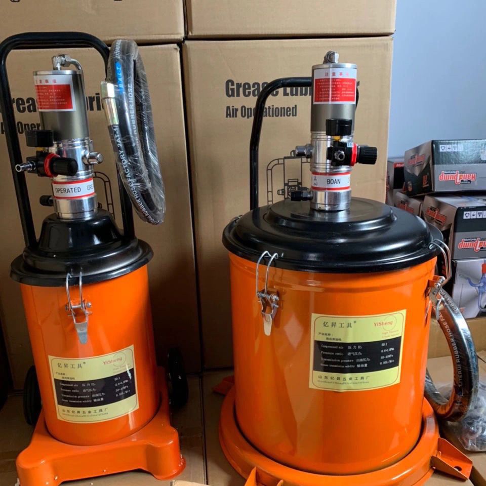 亿升气动黄油枪气动黄油机高压注油器全自动润滑油黄油加注器