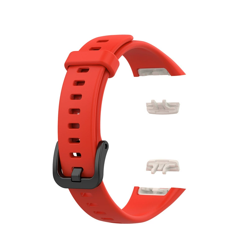 Подходит для Huawei Honor Band 6 однотонный силиконовый ремешок honorband6TPU мужской и женский спортивный простой заменный браслет