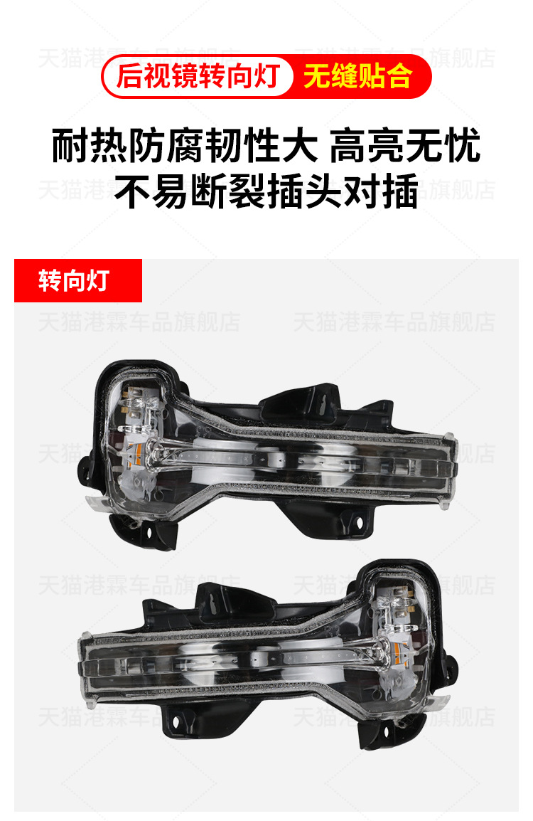 Suitable for 12-16 Honda Crv Rearview Mirror Housing, Reversing Mirror Rear Cover, Mirror Frame Lens, Turn Signal Bottom Housing