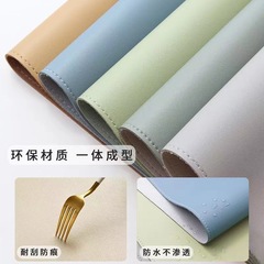 定製皮革鼠標墊超大防滑車縫電腦鍵盤辦公桌墊寫字墊圖案印刷LOGO