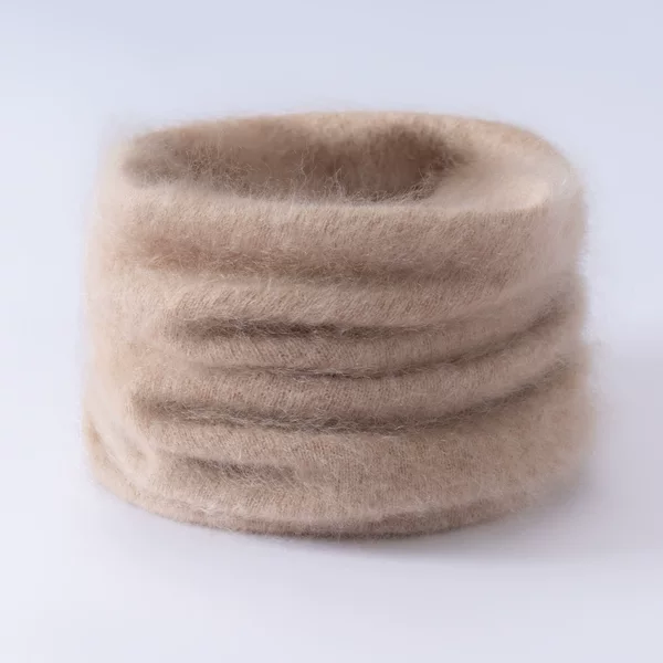 Lekasha cashmere 100% pure cashmere solid color versatile unisex fashion warm neck warmer