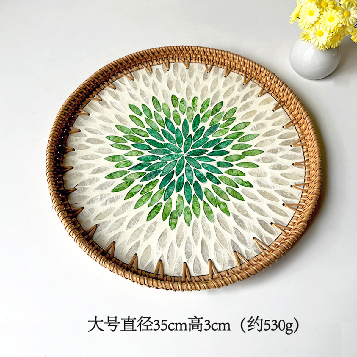 Juego de Cestas de Mimbre Natural Hechas a Mano para Almacenamiento en Escritorio, Sala de Estar, Frutas, Té y Aperitivos, Venta al por Mayor