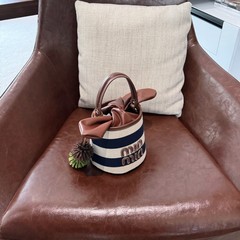 工場直販の新しい小さなトート脇の下バッグストライプファッションショルダーバッグ大容量キャンバスバッグバケットバッグ