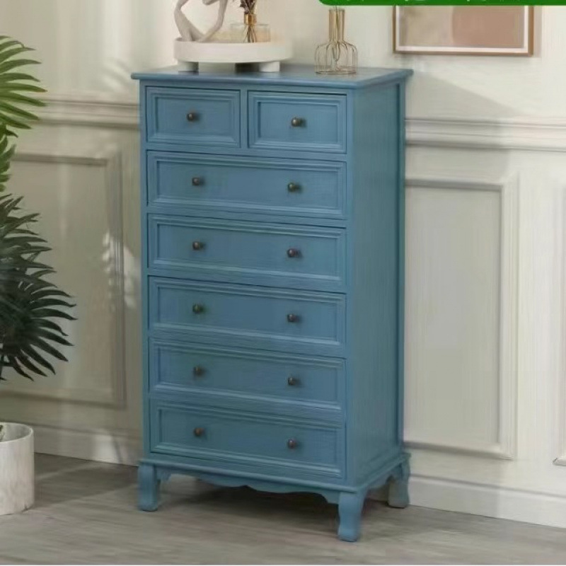 Cinco armarios de madera maciza armario de almacenamiento americano sala de estar dormitorio cabecera de cama pequeño armario de esquina armario de estilo europeo