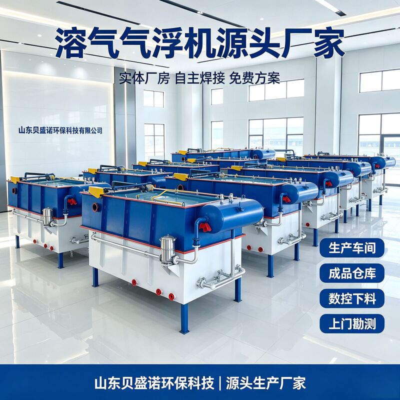 Electrically controlled coagulation and dissolved air flotation wastewater treatment system, complete set of equipment for catering and textile dyeing wastewater, fully automatic dissolved air flotation system