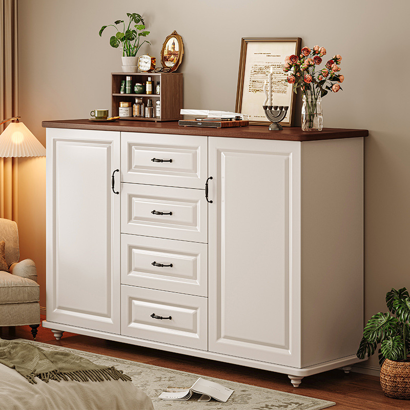 Cómoda junto al sofá de la sala de estar, cómoda de madera maciza, cómoda, cómoda de dormitorio, cómoda, cómoda americana