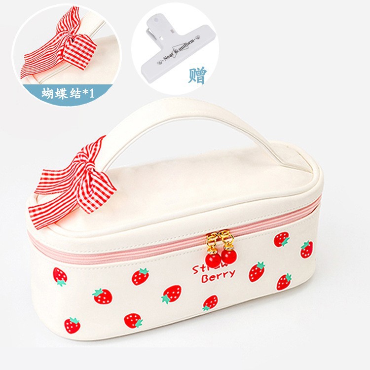 Japón encantador dibujos animados tablero de ajedrez bolsas de lápiz de gran capacidad bolsas de lápiz bolsas de almacenamiento de lienzo estudiantes bolsas de papelería