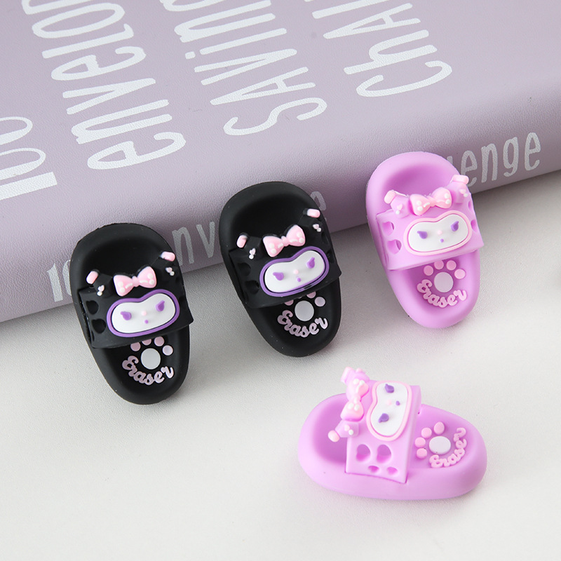 Caricatura zapatillas frescas borradoras de forma creativa lápiz para alterar y borrar artículos de papelería para estudiantes de primaria