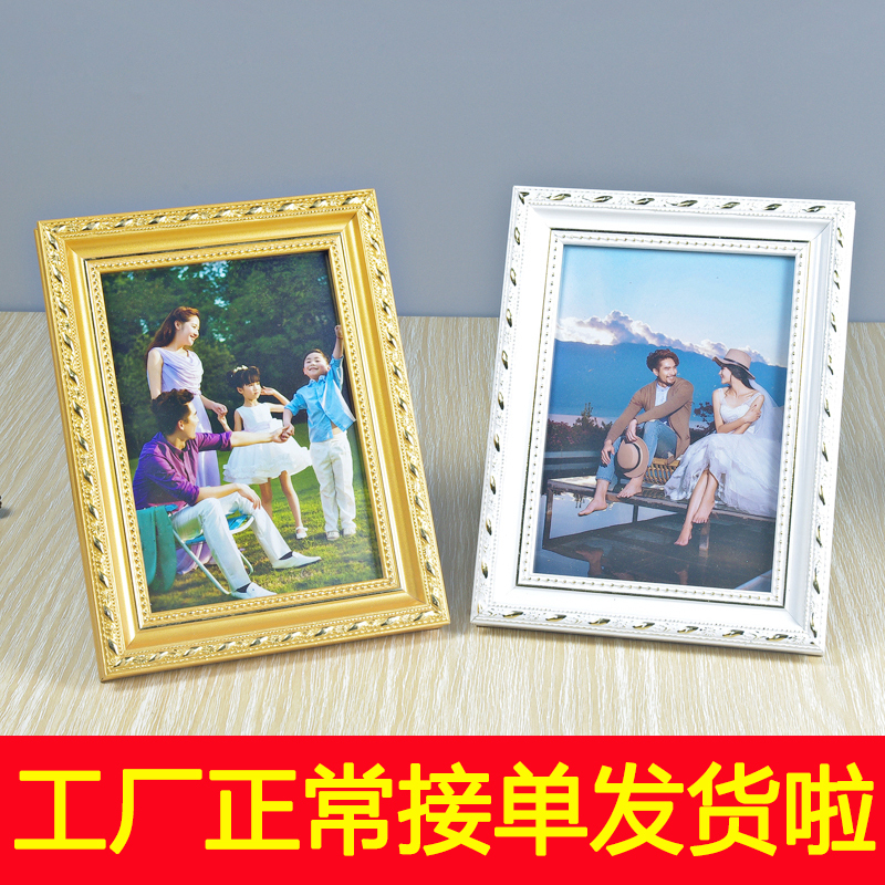 Solid Wood European Photo Frame Table 5 6 7 8 10 12 16inch Kidsren's Photo Personalized Creative A4 Wall Hanging Picture Frame