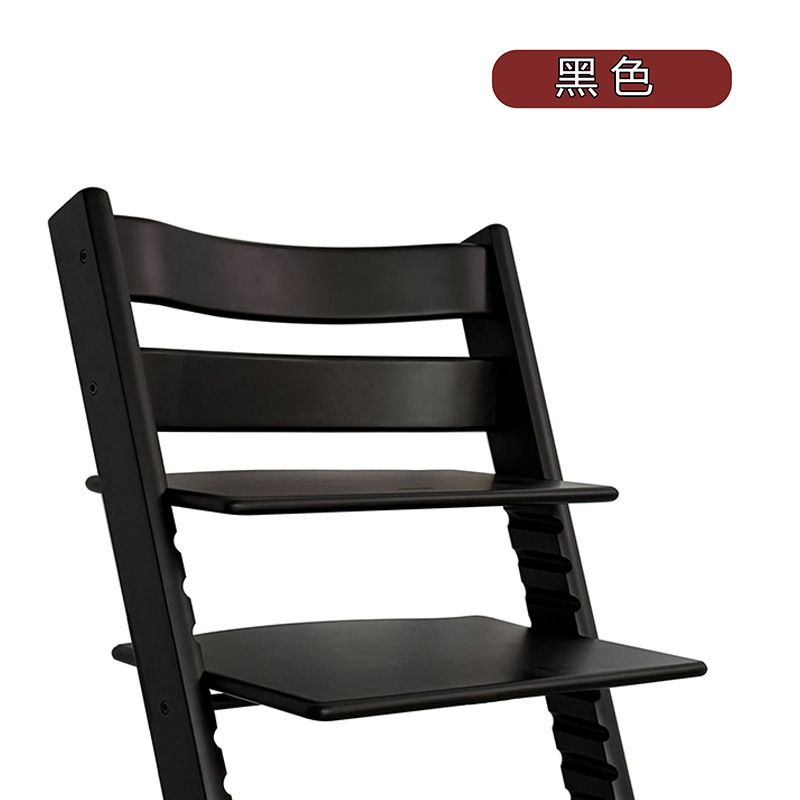 子供用成長椅子、ブナ材ベビーチェア、無垢材多機能調節可能な食事椅子セット、ベビーダイニングチェア、学習椅子