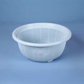 加厚沥水篮蔬菜水果塑料滤水漏盆厨房家用多功能镂空篮子滤水筛