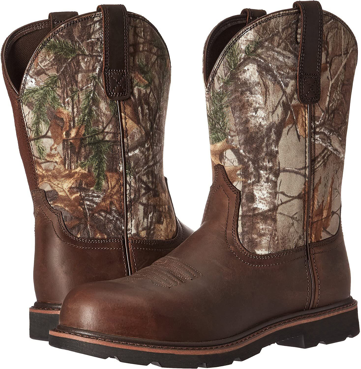 Big Tree Elements Western Cowboystiefel Stickerei Handwerk Retro Herrenstiefel_voghion.com