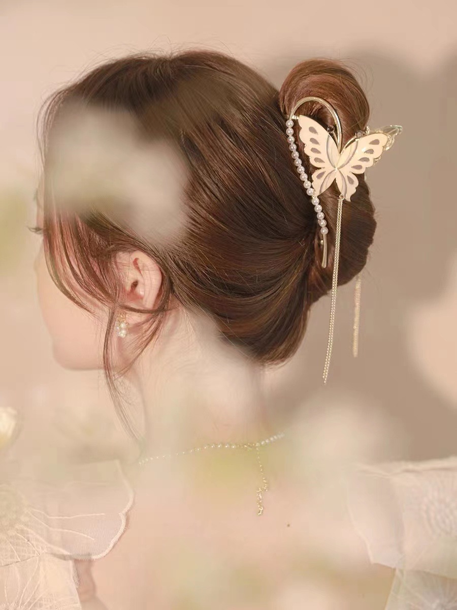 Rétro Femmes Noeud D'Arc Alliage Griffes De Cheveux display picture 2