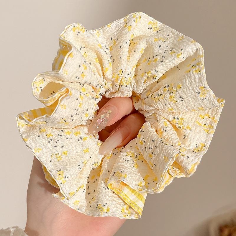 4 # Cintura floral amarilla de unos 13cm