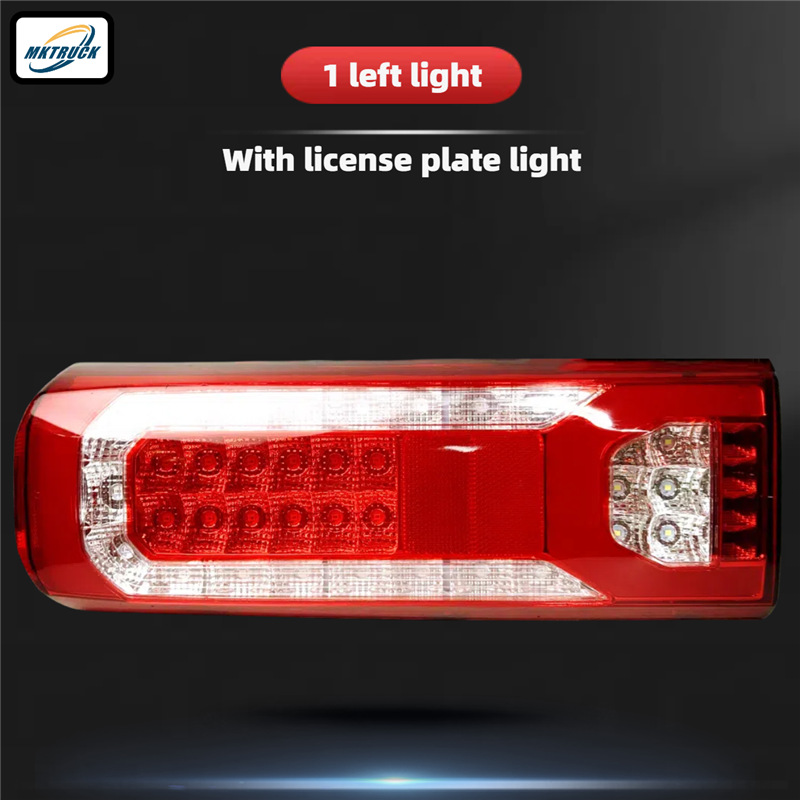Aplicable a Mercedes-Benz Heavy Truck ACTROS MP4 MP5 LED Flujo Asamblea de Luz trasera Luz de dirección de freno trasero Camión