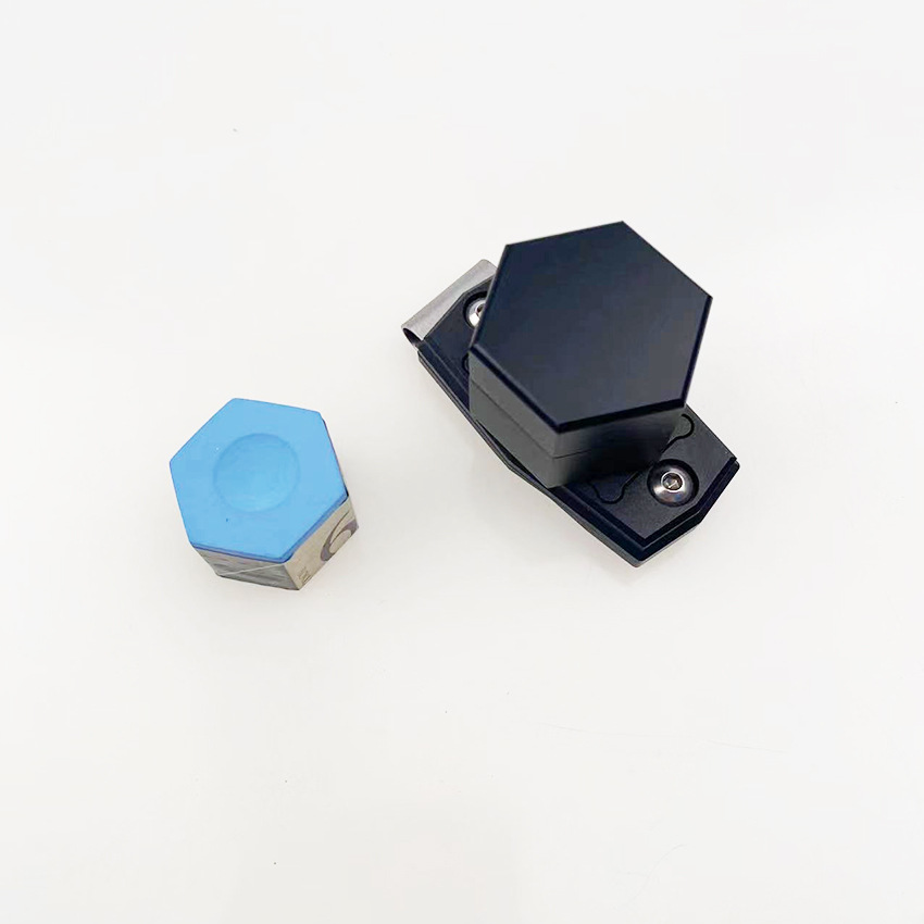 Caja de chocolate hexagonal W32H25 + clip de chocolate con forma de mesa de bolas