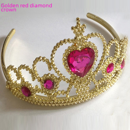 Aladdin Hair Accessory One Thousand and One Nights Jasmine Princess Hairband Western Headpiece Real Version Aladdin Crown Plush