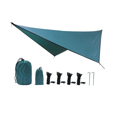 Avtomobil yan çətirləri multifunctional hammock sunshade cloth - dark-green-double