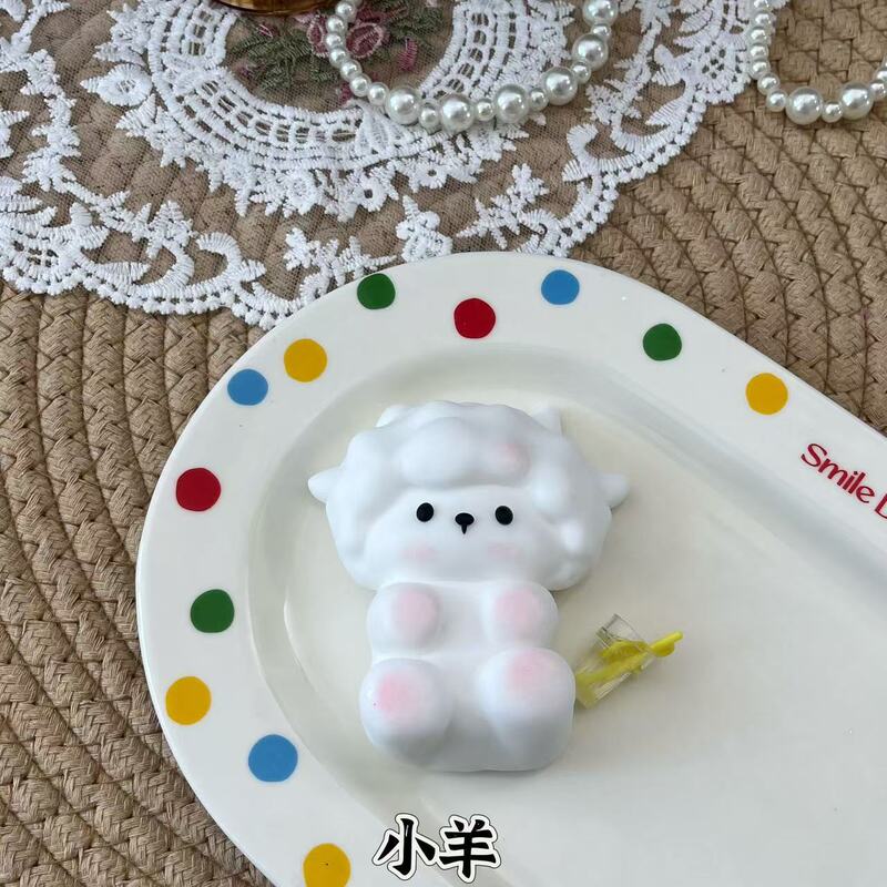 卡通款捏捏奶油泥干巴泥捏捏乐感食品级硅胶儿童玩具解压捏捏乐玩|undefined