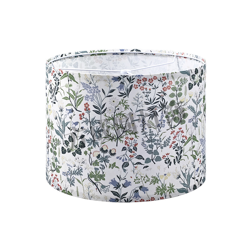 Floral lámpara de escritorio desmontable pequeña lámpara de piso fresca tela lámpara de cama hotel decoración lámpara de cama