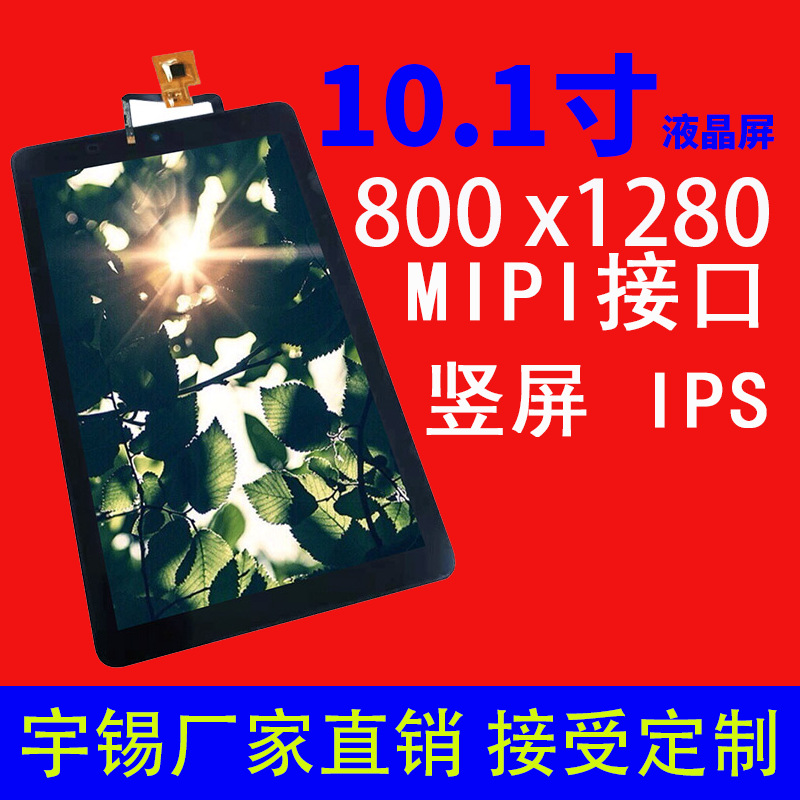 10.1寸液晶屏分辨率800*1280 高清 MIPI IPS 人脸识别刷脸支付屏