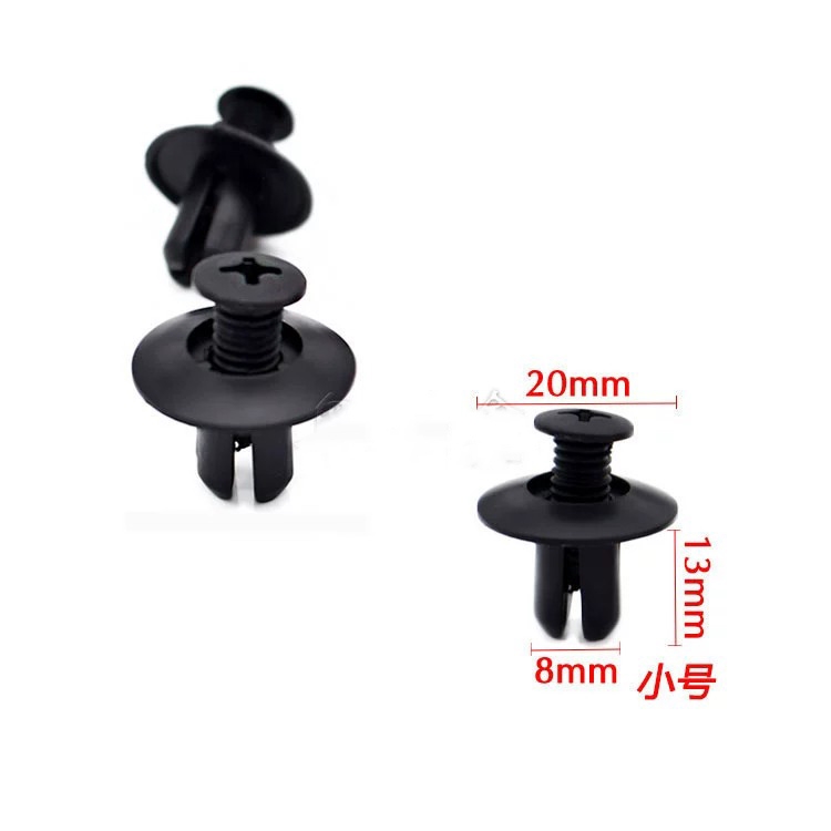 Universal Car Bumper Fender Trunk Plastic Expansion Rivet Screw Clip Fastener