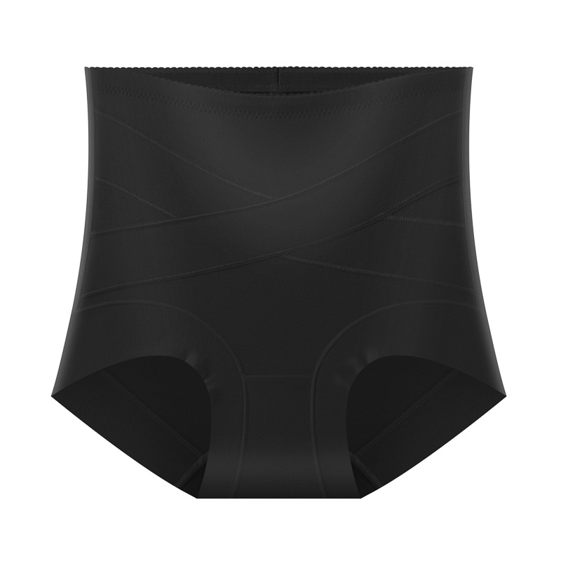 Pantalón Moldeador Tipo Bikini de Cintura Alta de Algodón Sin Marcas Control de Abdomen