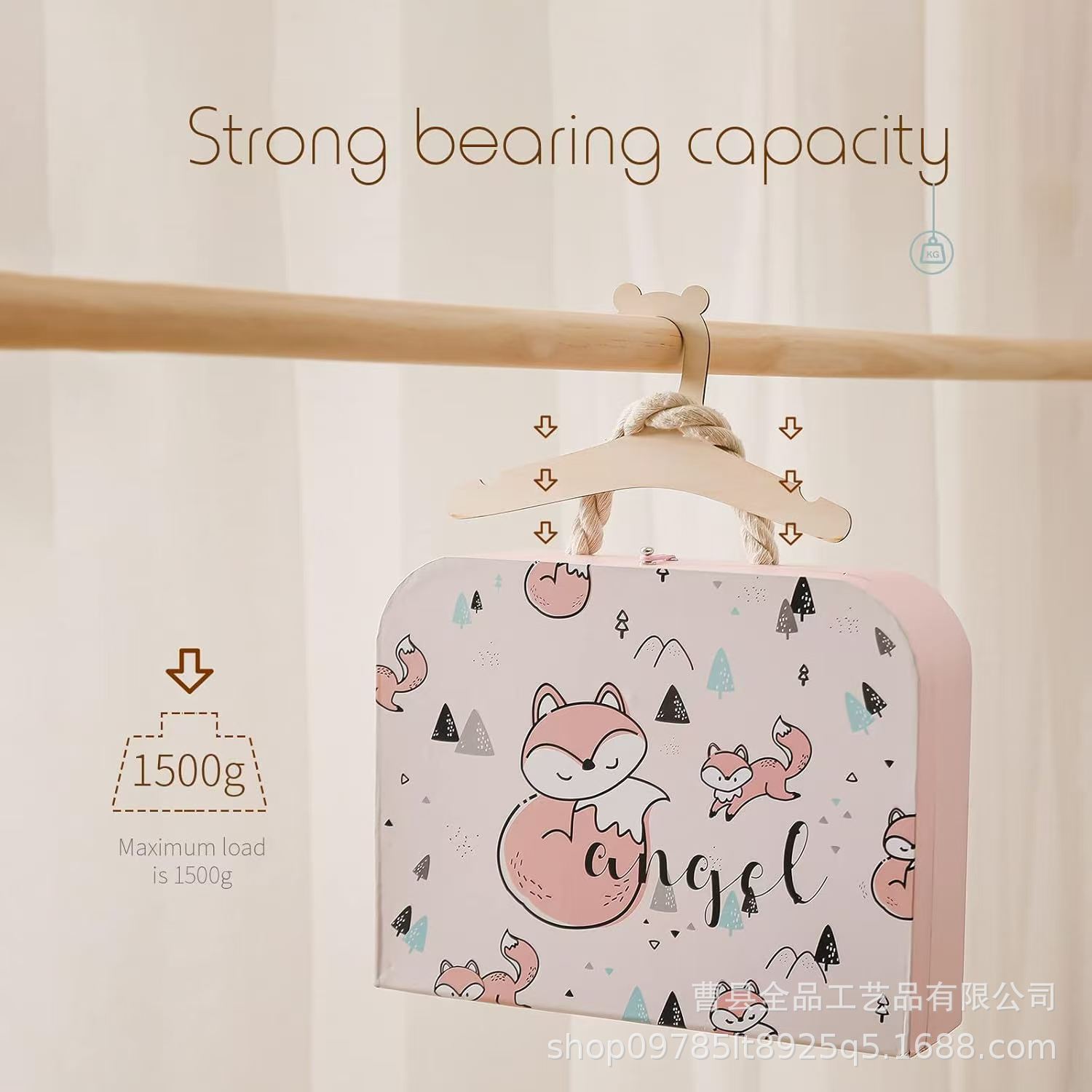 Perchas de madera para niños Perchas para niños con forma de oso Perchas para niños Colgantes para el hogar creativos Perchas de decoración de habitaciones para niños de bricolaje