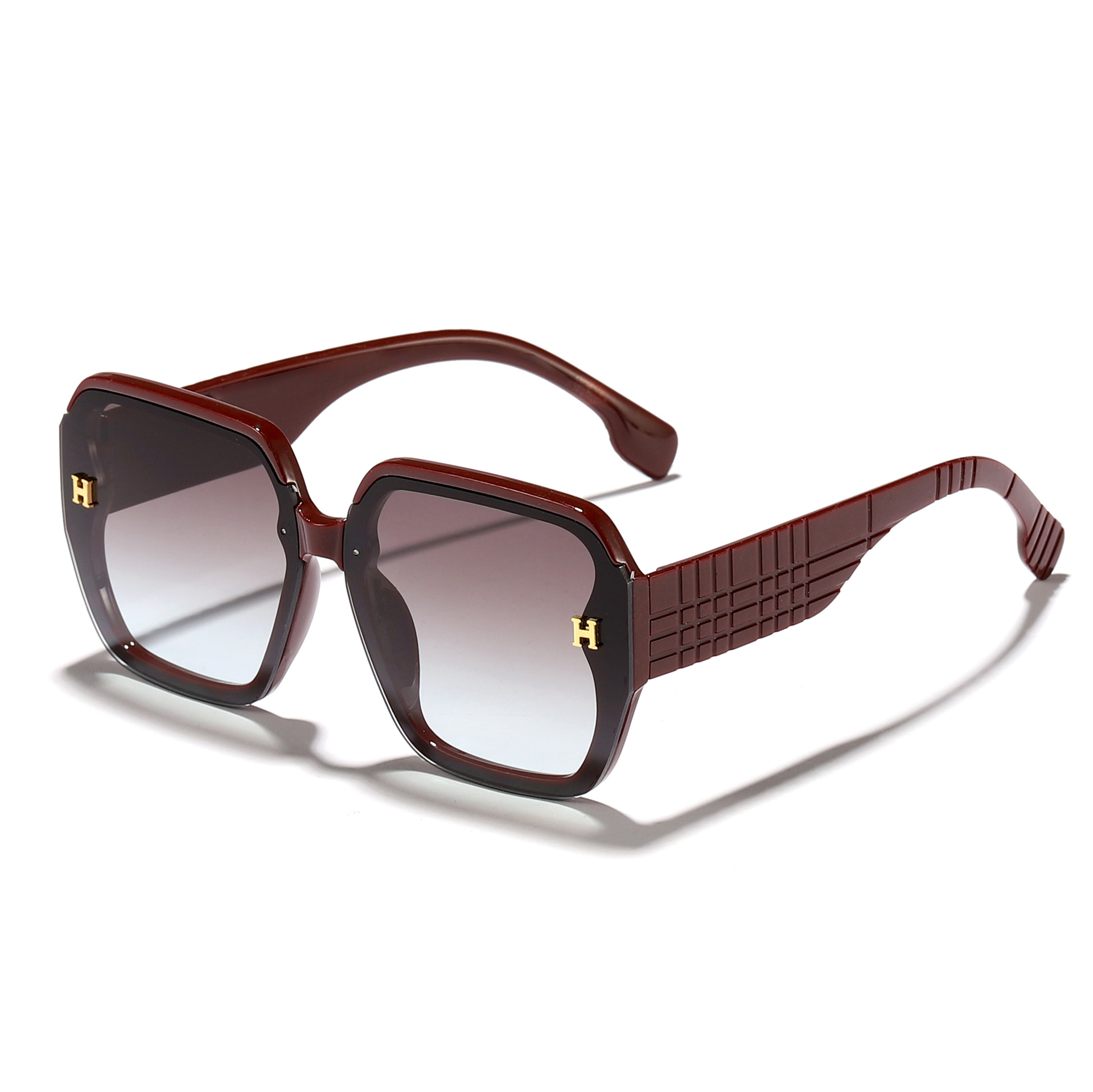 Gafas de sol de comercio exterior europeas y americanas, gafas de sol de moda, marco femenino, protección UV, tiro callejero, delgado, nuevo estilo transfronterizo