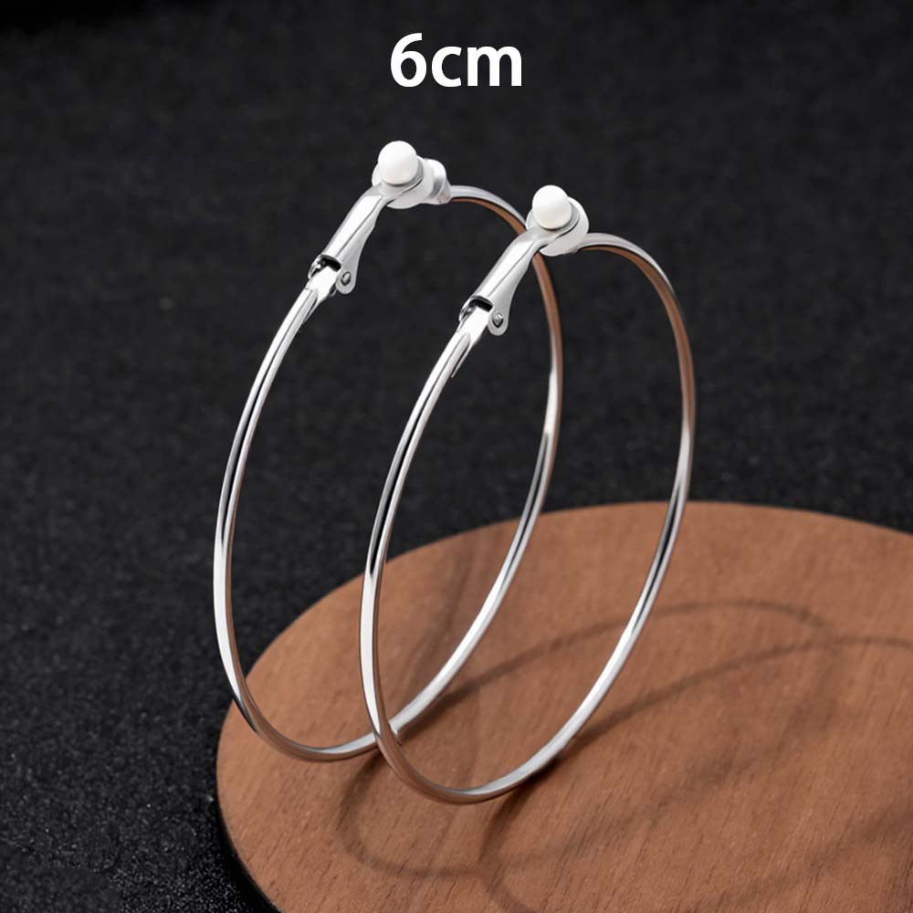 귀없는 6cm 실버