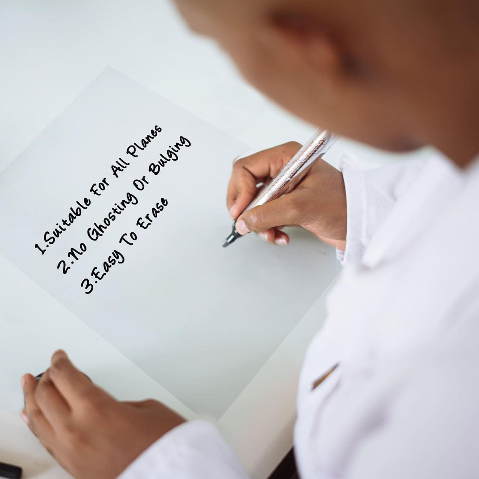 可擦写膜pet写字冷裱膜a4透明白板膜书写环保不 干胶贴纸跨境专供