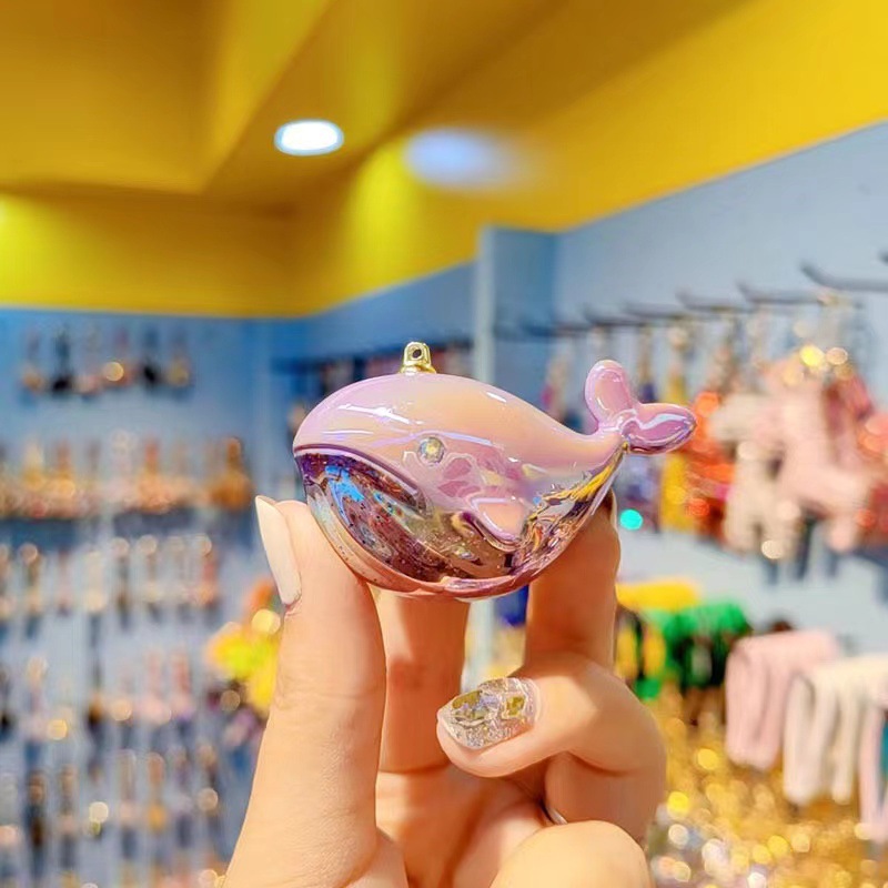 고래 (단일 인형) 보라색