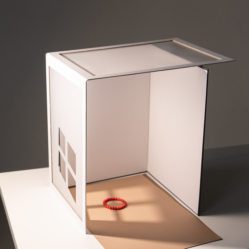 High-End Jewelry Photography Foldableing Soft Light Board A3 Size Soft Light Screen Non-Blackening Photography Photo Props