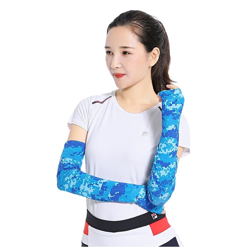 Sharetour Summer Sun Protection Ice Sleeves Milk Silk Uv Protection Extended Arm Covers Fingerless Cycling Ice Silk Sleeves