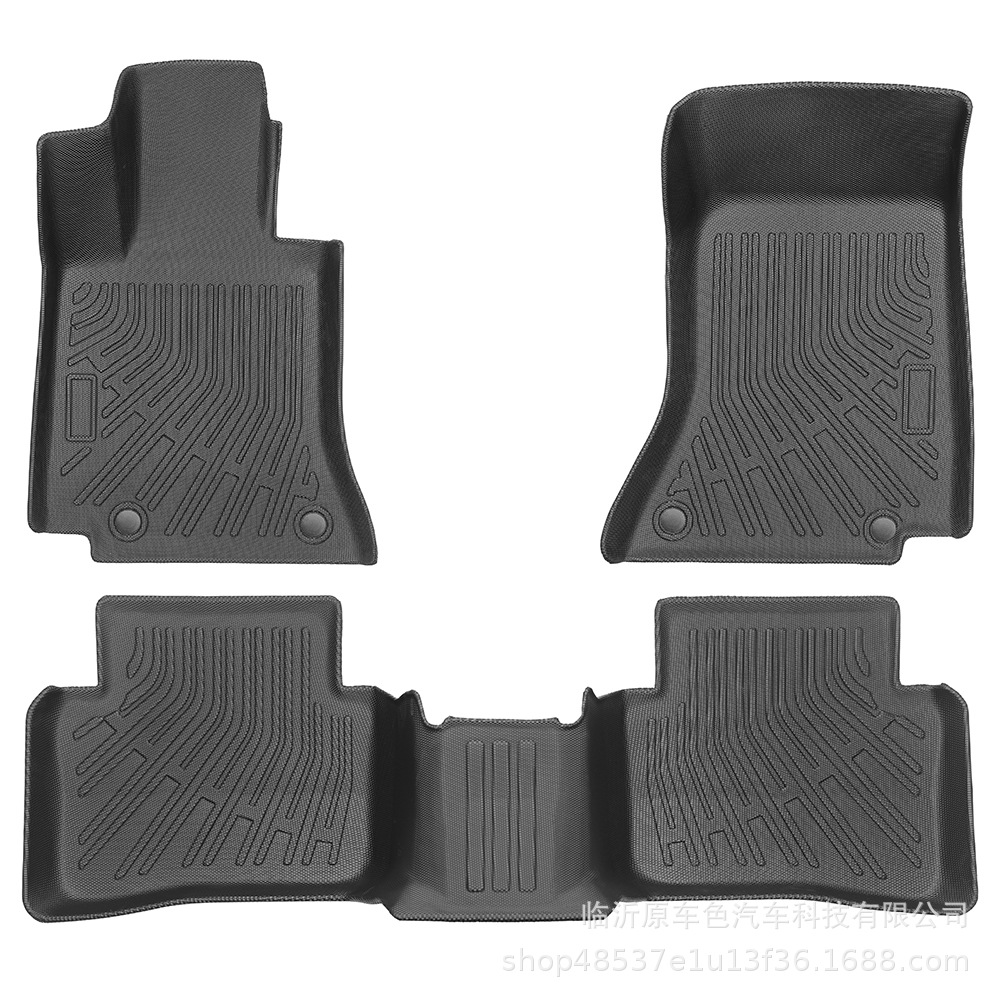 Para Mercedes Benz C-Class 22 - 26 TPE Footpad 3D All-Weather Coasters