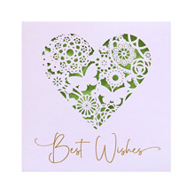 工厂跨境出口节日邀请函卡美好祝愿烫金镂空蝴蝶新年祝福贺卡代发