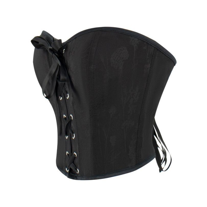 Nueva correa delantera jacquard negra sexy apretada para limpiar el pecho, ropa de hueso de pez, ropa exterior de mujer, productos transfronterizos