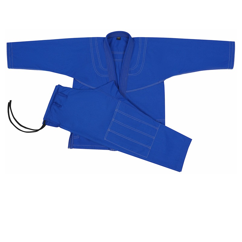 Lightweight Brazilian Jiu-Jitsu Gi for Teenagers and Kidsren, Thin Red Blue White Jiu-Jitsu Gi with Belt Bjj