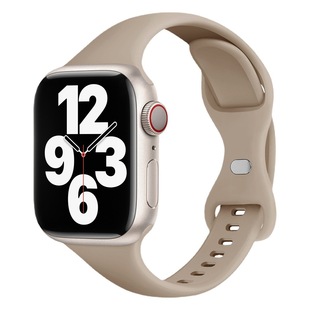 Для Apple Watch с маленькой талией силиконовый ремешок iwatch applewatch Ремешок Универсальный 1-8 креативный