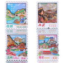 中国都市冷蔵庫マグネット重慶成都杭州新疆江西陽桂林延吉観光文化創造お土産