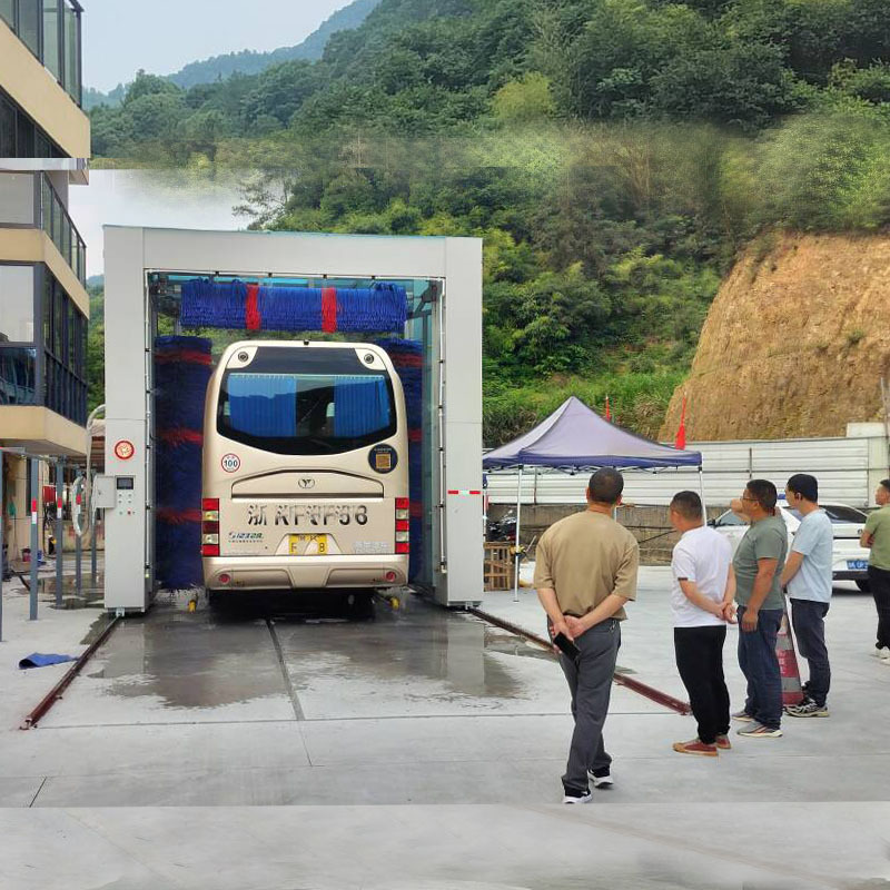 Estación de servicio comercial grande equipo de lavado de coches computadora automática máquina de lavado de coches tipo de exportación